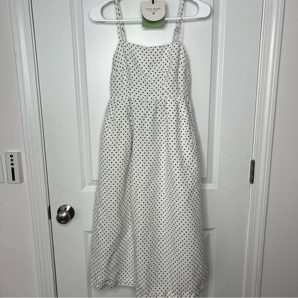 Kate Spade XXS Dress with Black Polka Dots